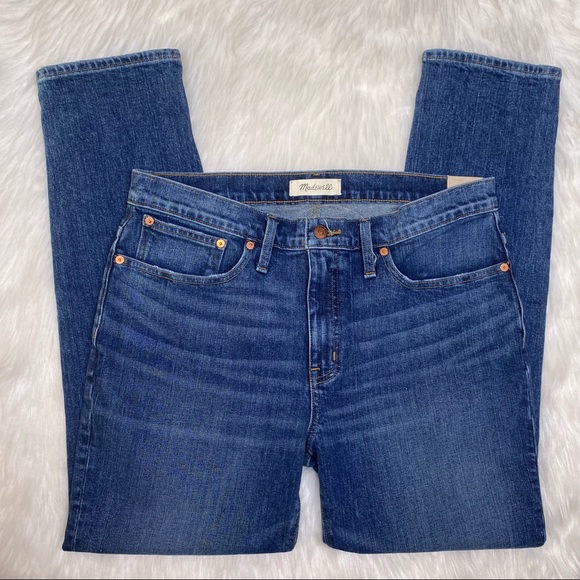 NEW Madewell Tomboy Straight 10" Rise Jeans Chaseley Wash Size 29 - Picture 7 of 16
